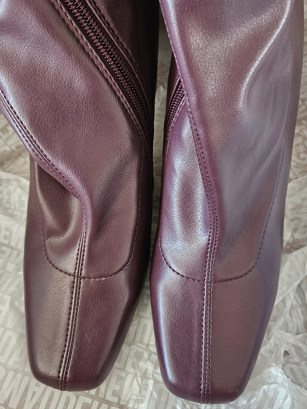 Steve Madden Burgundy Over-the-Knee Thigh High Stiletto Boot OTK - Picture 7 of 14